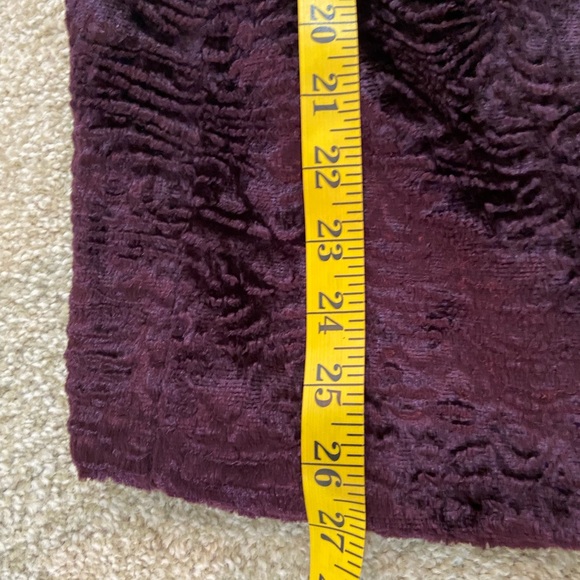 NWT Kate Hill faux curly lamb fur purple jacket - Picture 11 of 13